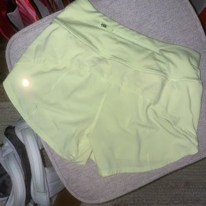 Lululemon size 2 lime shorts